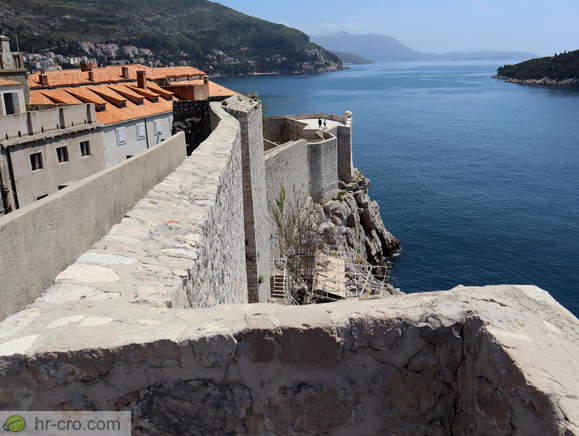 Pogled od daleč na bastion sv. Margerita