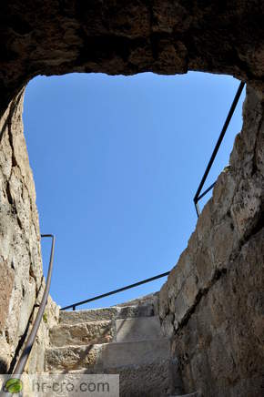 Near the top of the Fort Minceta