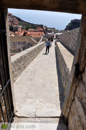 View through the gate to the south