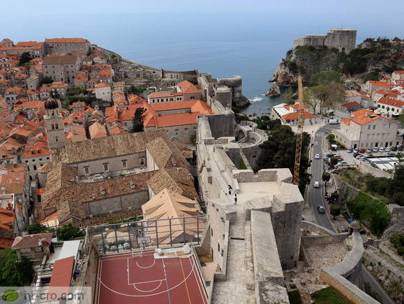 West side of the old Dubrovnik