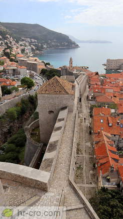 North side of the Dubrovnik City Walls