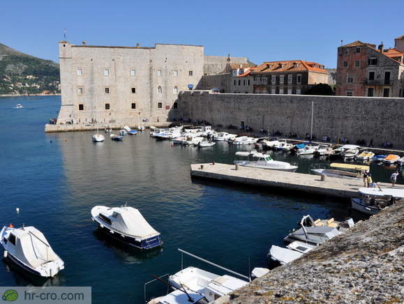 View of the St. John's Fort from the Dubrovnik City Walls
