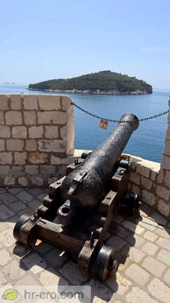 Cannon and the Lokrum Island