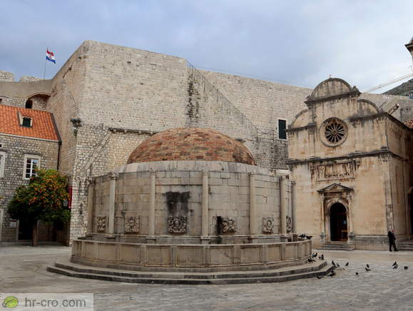 Big Onofrio's Fountain by the Dubrovnik City Walls