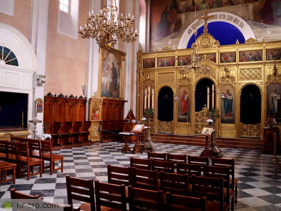 Interior of the church