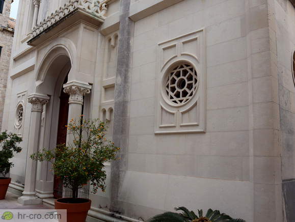 View of the entrance