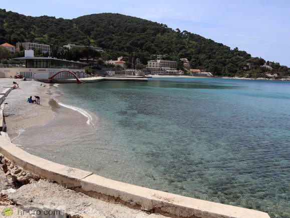 Lapad Beach in the Lapad Bay