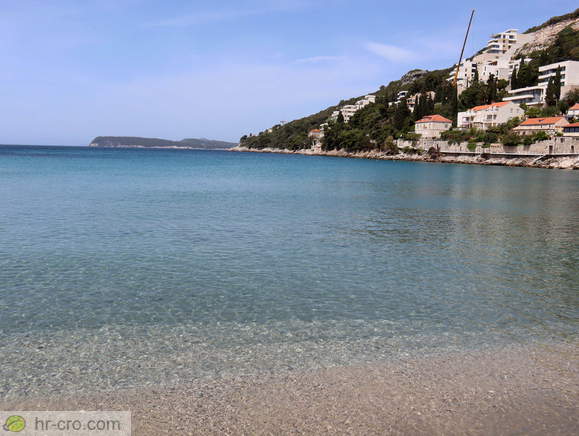 Lapad Bay with the promenade on the right