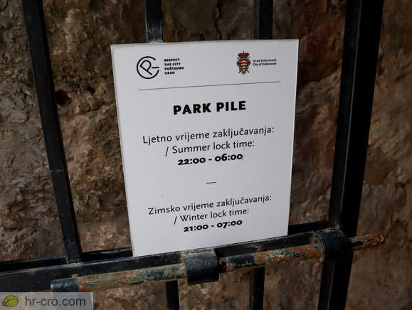 Park Pile - Opening hours