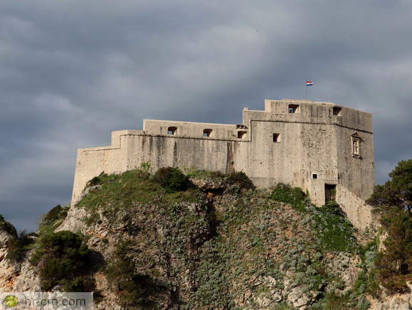 Fort Lovrijenac near the Walls of Dubrovnik
