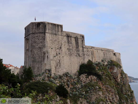 Fort Lovrijenac from Park Gradac