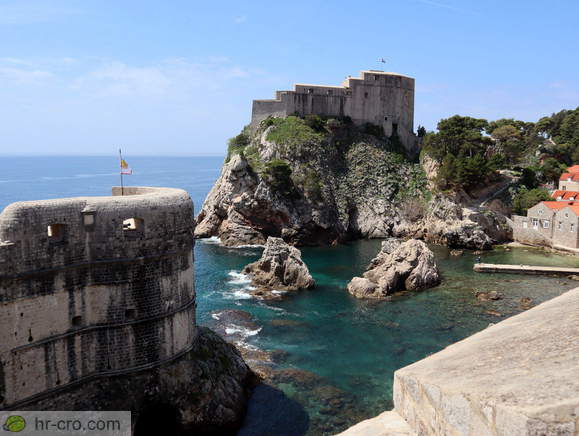 Fort Lovrijenac from the Walls of Dubrovnik