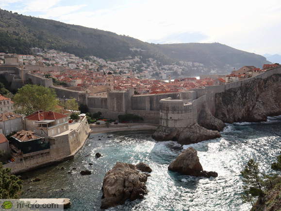 Razgled na Dubrovniško mestno obzidje