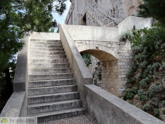 Festung Lovrijenac - Weg: Brsalje-Fort Lovrijenac