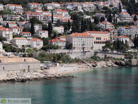 Banje Beach in Dubrovnik
