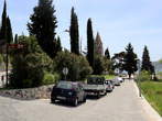 Trsteno - Road through the green outskirts of Trsteno 