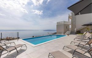 Nice Home In Bregi With House Sea View