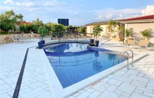 Beach Front Home In Nerezine With Jacuzzi