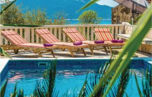 Cozy Home In Zaton Veliki With House Sea View